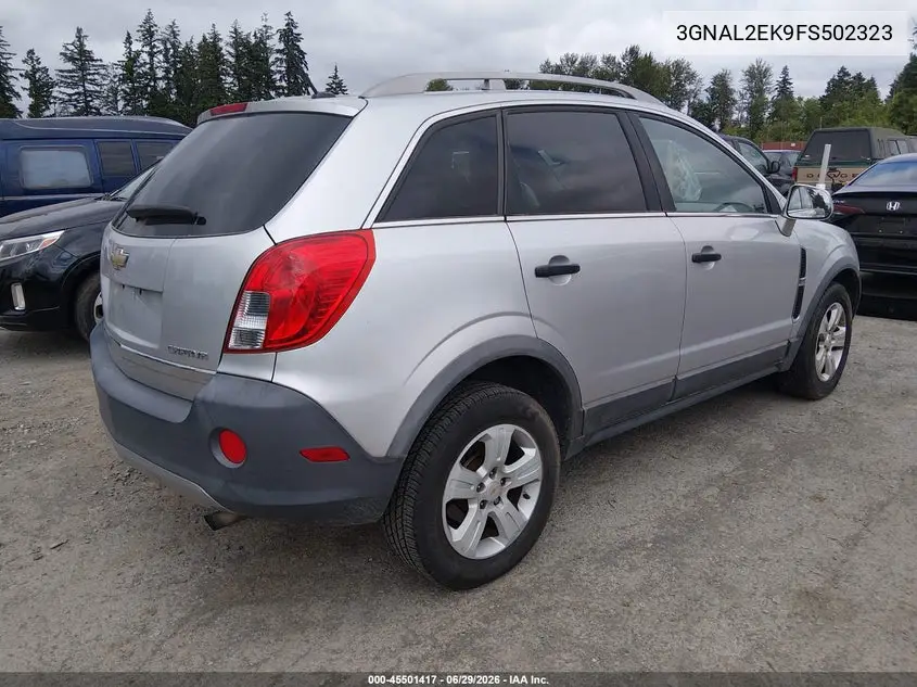 2015 Chevrolet Captiva Sport Fleet Ls VIN: 3GNAL2EK9FS502323 Lot: 45501417