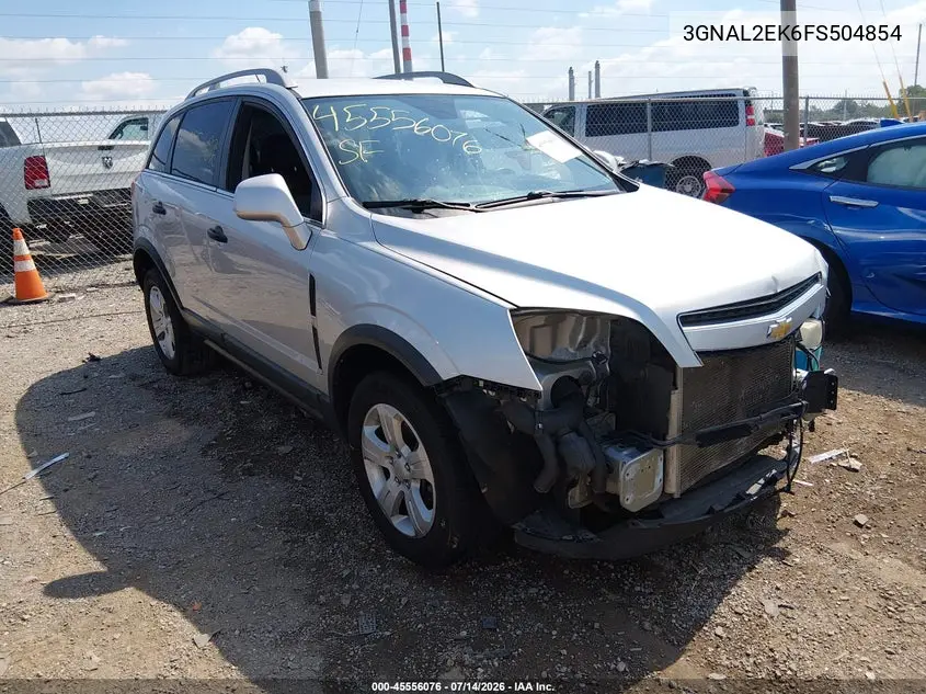 2015 Chevrolet Captiva Sport Fleet Ls VIN: 3GNAL2EK6FS504854 Lot: 45556076