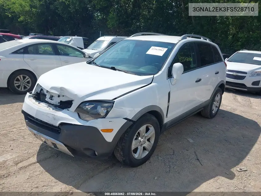 2015 Chevrolet Captiva Sport Fleet Ls VIN: 3GNAL2EK3FS528710 Lot: 45563062