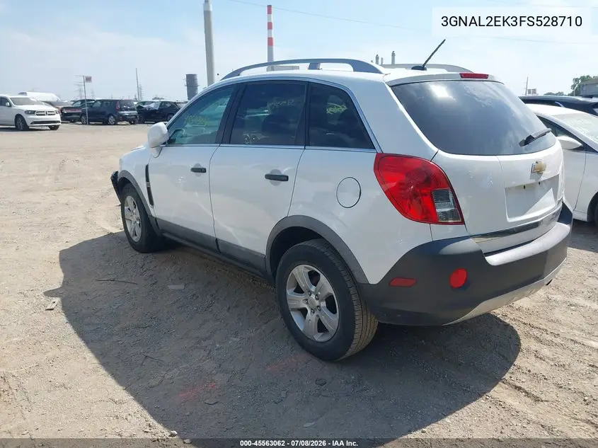 2015 Chevrolet Captiva Sport Fleet Ls VIN: 3GNAL2EK3FS528710 Lot: 45563062