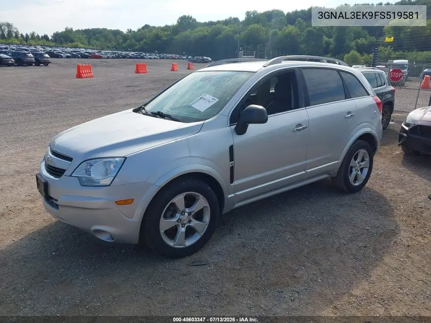2015 Chevrolet Captiva Sport Fleet Lt VIN: 3GNAL3EK9FS519581 Lot: 45603347