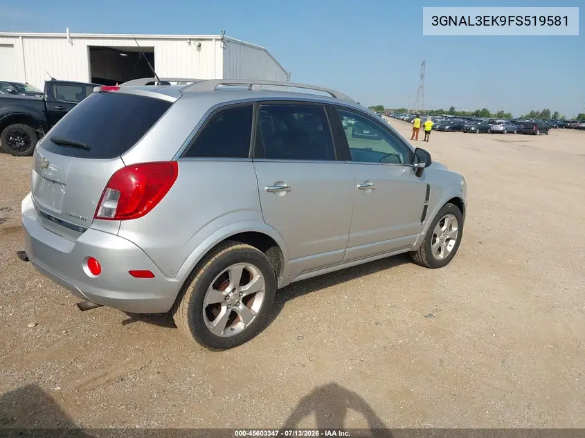 2015 Chevrolet Captiva Sport Fleet Lt VIN: 3GNAL3EK9FS519581 Lot: 45603347
