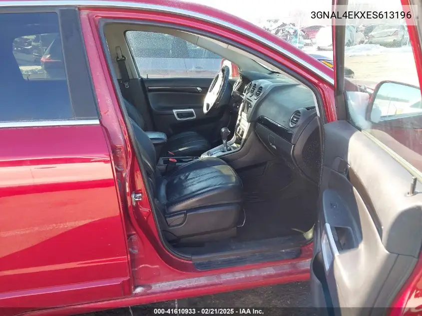 2014 Chevrolet Captiva Sport Ltz VIN: 3GNAL4EKXES613196 Lot: 41610933