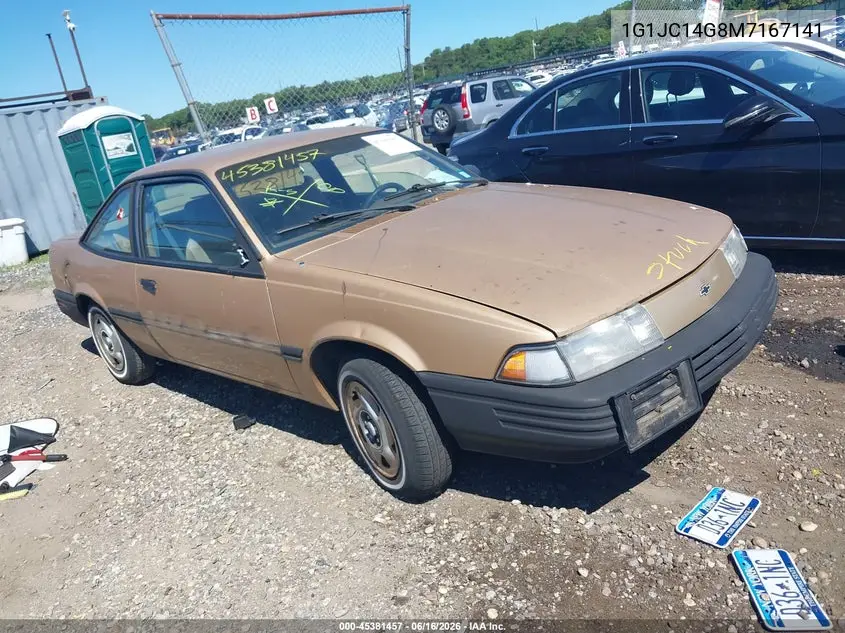 1991 Chevrolet Cavalier Vl/Rs VIN: 1G1JC14G8M7167141 Lot: 45381457