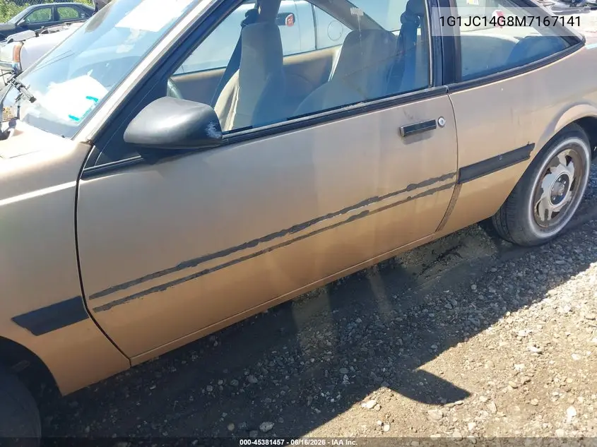 1991 Chevrolet Cavalier Vl/Rs VIN: 1G1JC14G8M7167141 Lot: 45381457