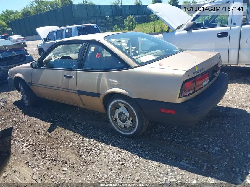 1991 Chevrolet Cavalier Vl/Rs VIN: 1G1JC14G8M7167141 Lot: 45381457