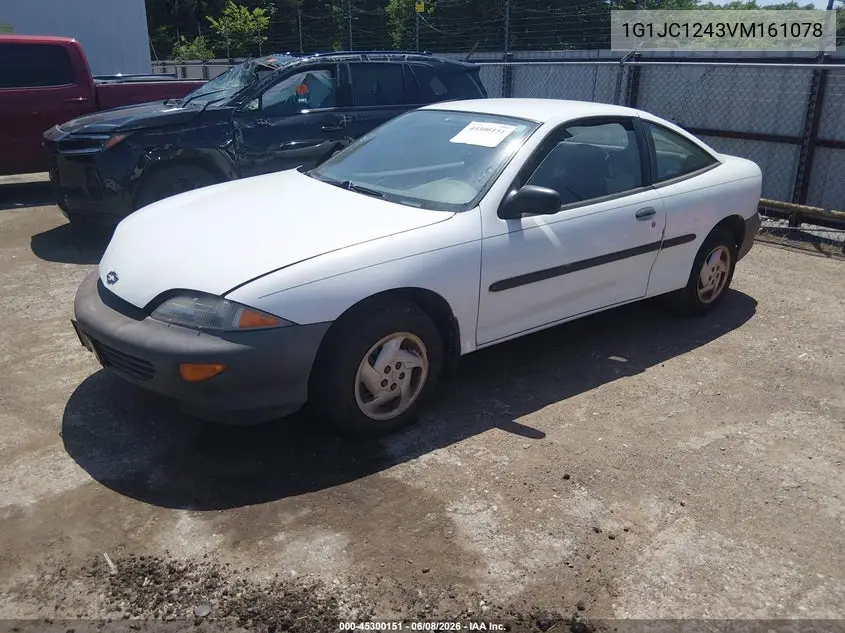 1997 Chevrolet Cavalier VIN: 1G1JC1243VM161078 Lot: 45300151
