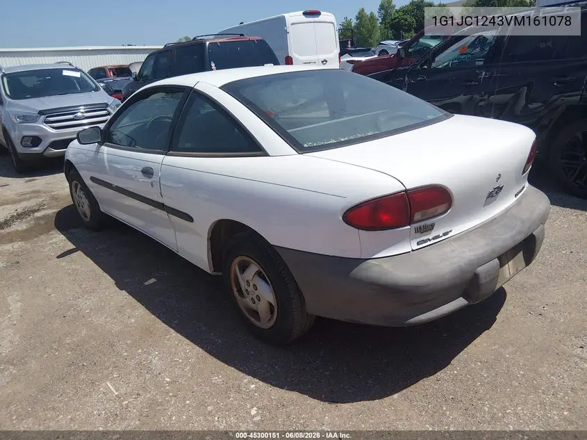 1997 Chevrolet Cavalier VIN: 1G1JC1243VM161078 Lot: 45300151