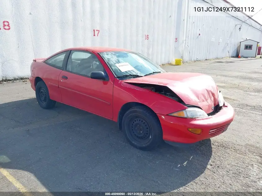 1999 Chevrolet Cavalier VIN: 1G1JC1249X7321112 Lot: 45098060