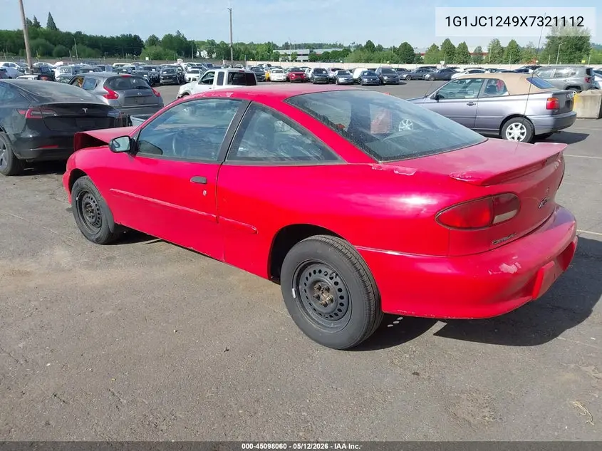 1999 Chevrolet Cavalier VIN: 1G1JC1249X7321112 Lot: 45098060