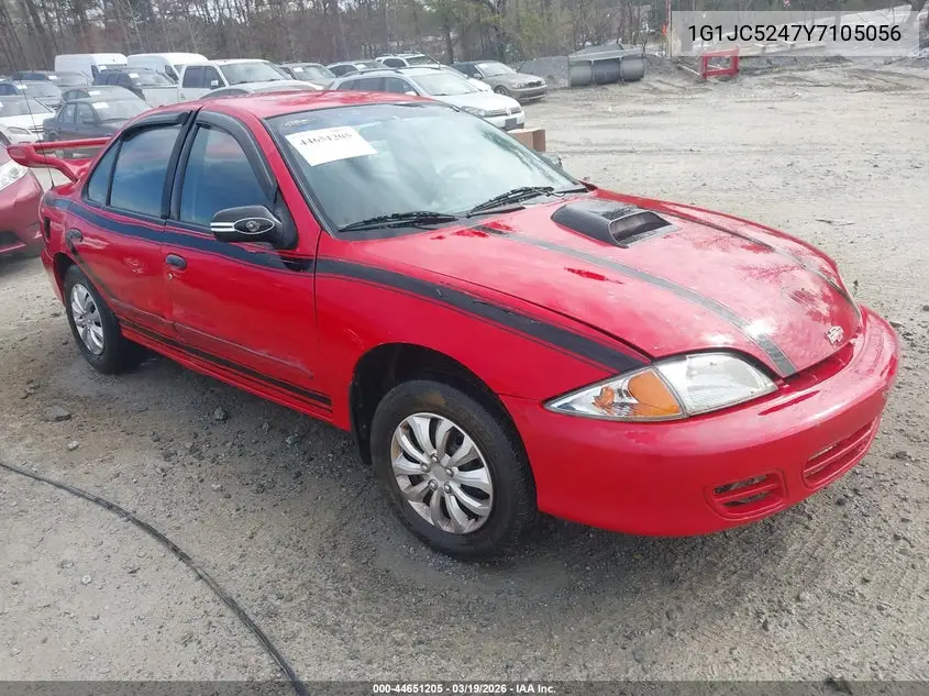 2000 Chevrolet Cavalier VIN: 1G1JC5247Y7105056 Lot: 44651205