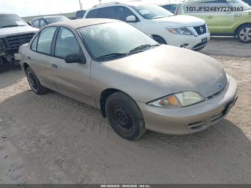 2000 Chevrolet Cavalier Ls VIN: 1G1JF5248Y7276163 Lot: 45263535