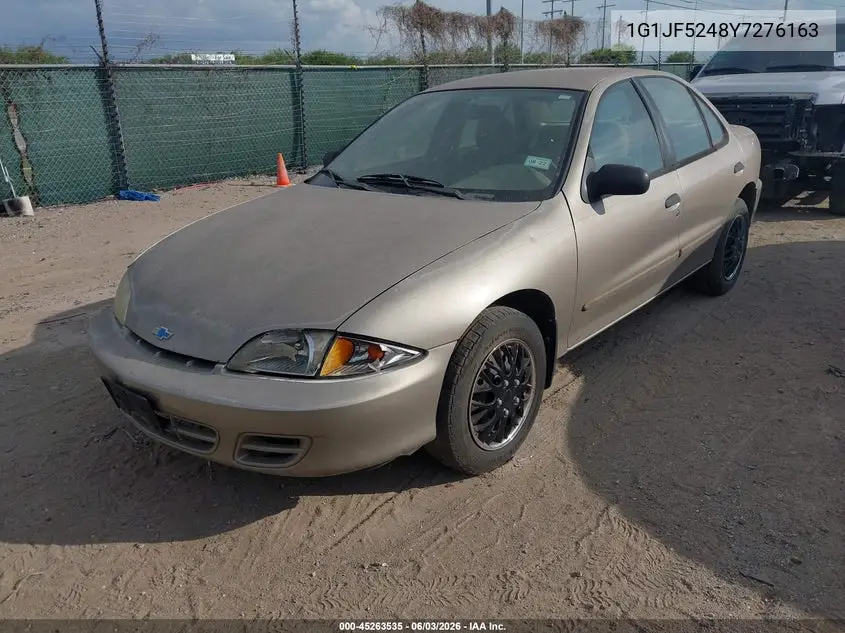 2000 Chevrolet Cavalier Ls VIN: 1G1JF5248Y7276163 Lot: 45263535