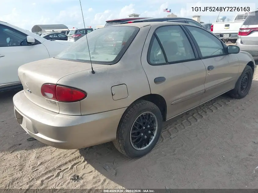2000 Chevrolet Cavalier Ls VIN: 1G1JF5248Y7276163 Lot: 45263535