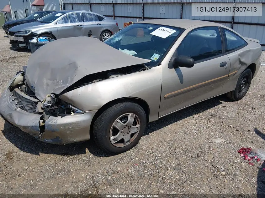 2001 Chevrolet Cavalier VIN: 1G1JC124917307413 Lot: 45204364