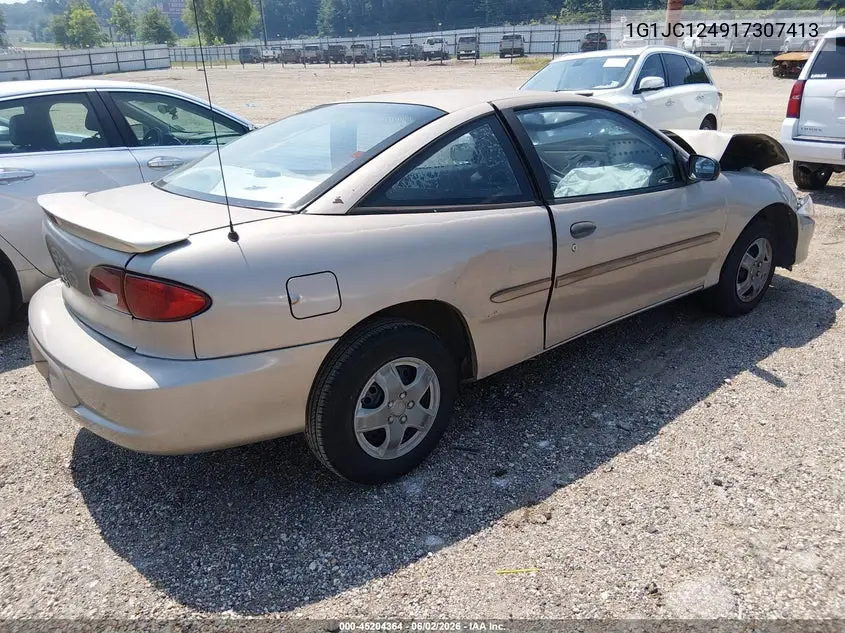 2001 Chevrolet Cavalier VIN: 1G1JC124917307413 Lot: 45204364