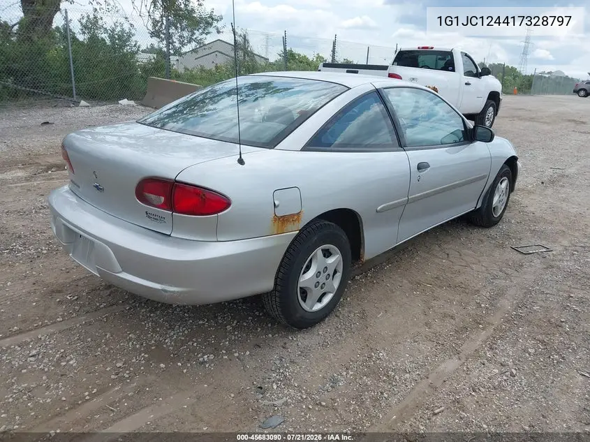 2001 Chevrolet Cavalier VIN: 1G1JC124417328797 Lot: 45683090