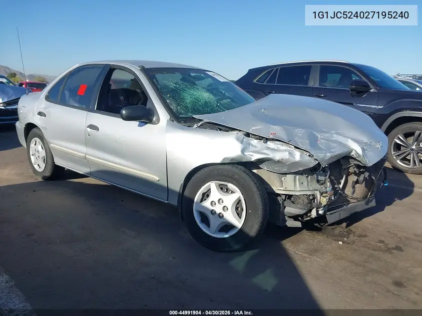 2002 Chevrolet Cavalier VIN: 1G1JC524027195240 Lot: 44991904