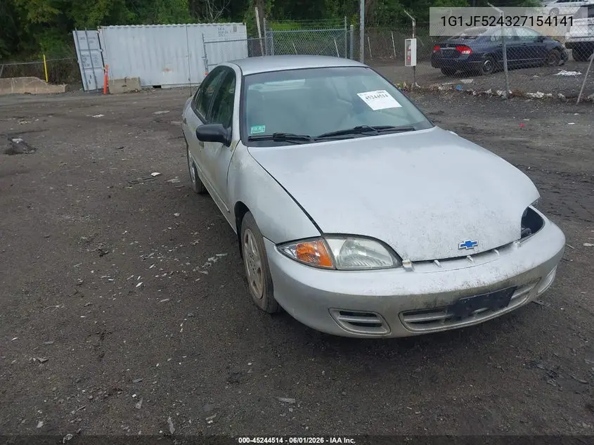 2002 Chevrolet Cavalier Ls VIN: 1G1JF524327154141 Lot: 45244514