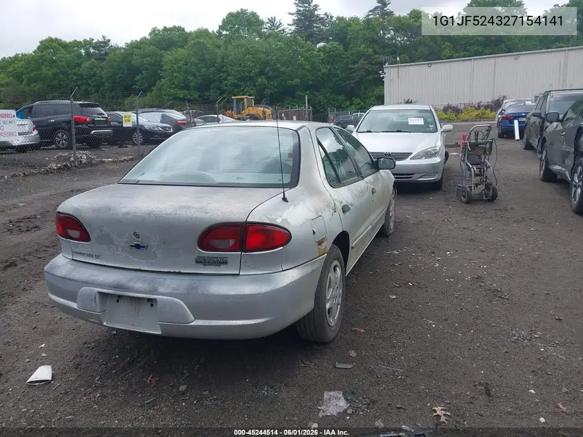 2002 Chevrolet Cavalier Ls VIN: 1G1JF524327154141 Lot: 45244514