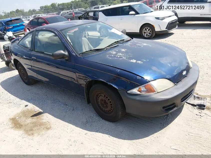 2002 Chevrolet Cavalier VIN: 1G1JC124527212459 Lot: 45538709