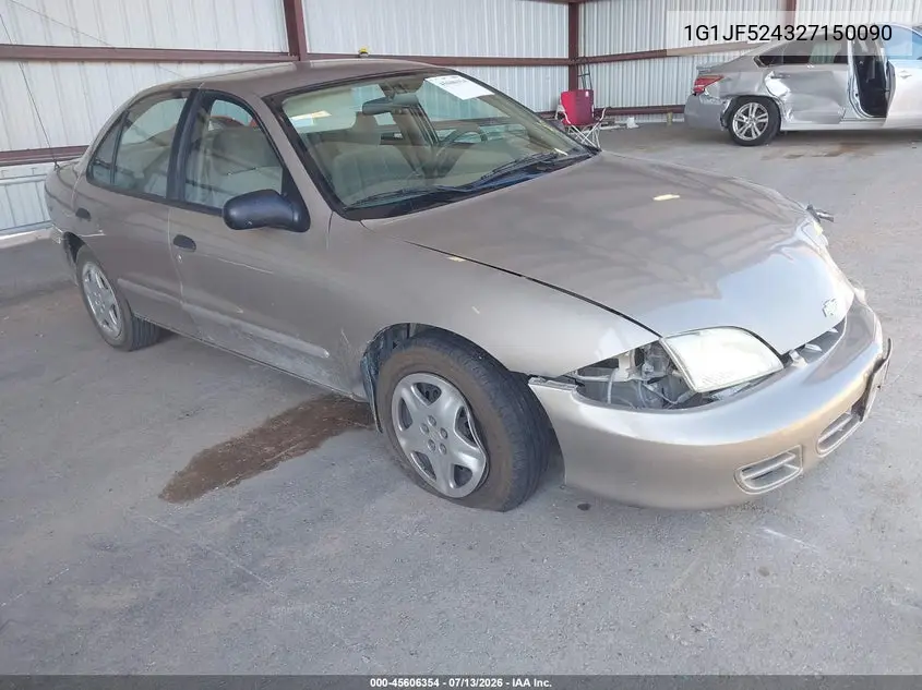 2002 Chevrolet Cavalier Ls VIN: 1G1JF524327150090 Lot: 45606354