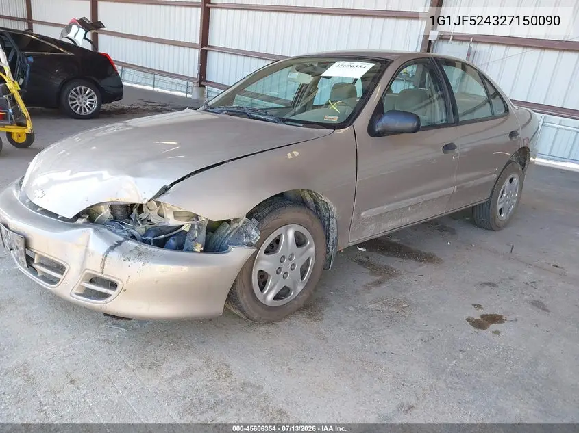 2002 Chevrolet Cavalier Ls VIN: 1G1JF524327150090 Lot: 45606354