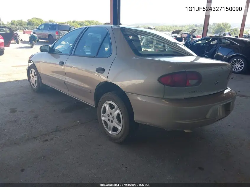 2002 Chevrolet Cavalier Ls VIN: 1G1JF524327150090 Lot: 45606354