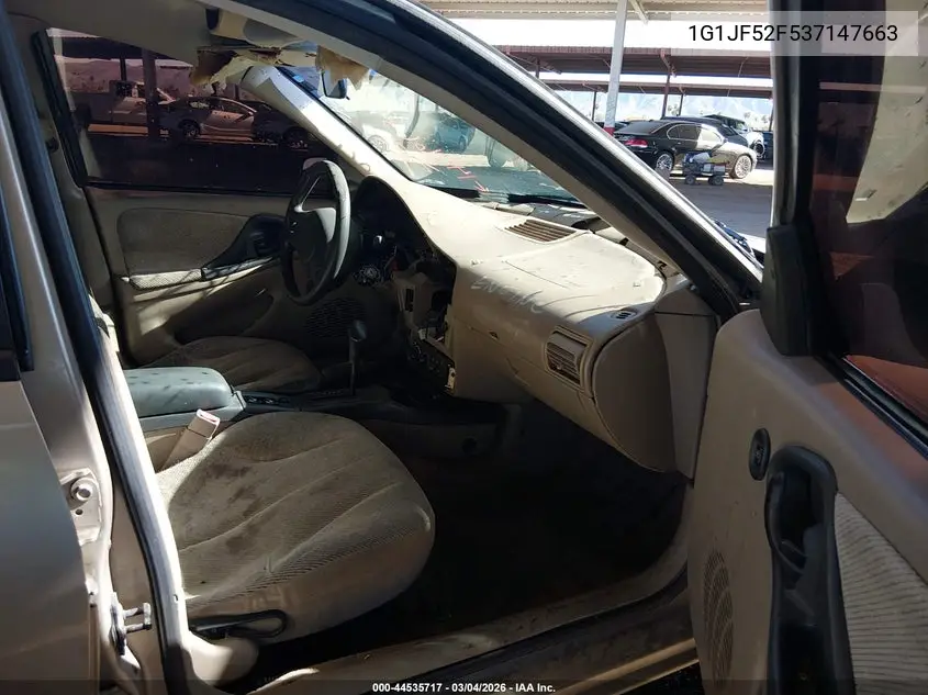 2003 Chevrolet Cavalier Ls VIN: 1G1JF52F537147663 Lot: 44535717