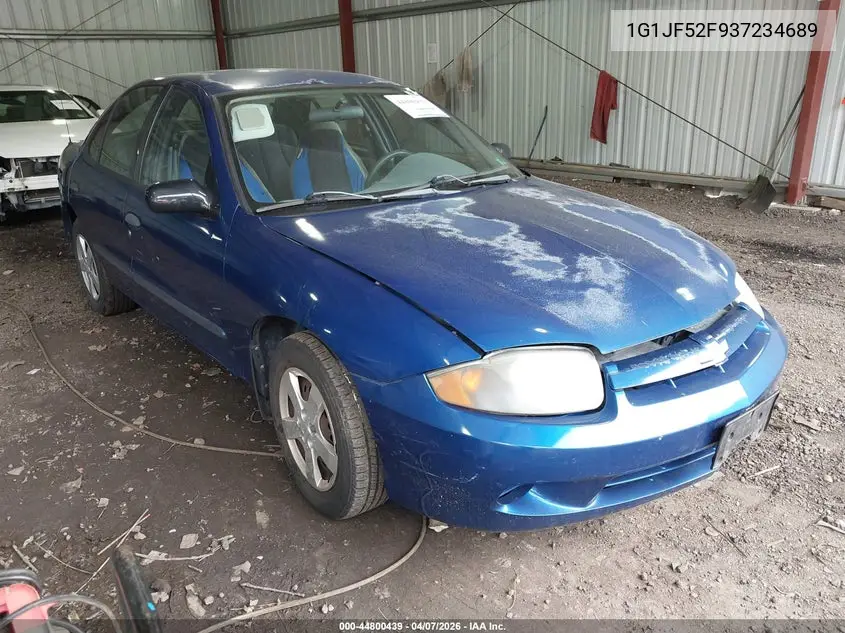 2003 Chevrolet Cavalier Ls VIN: 1G1JF52F937234689 Lot: 44800439