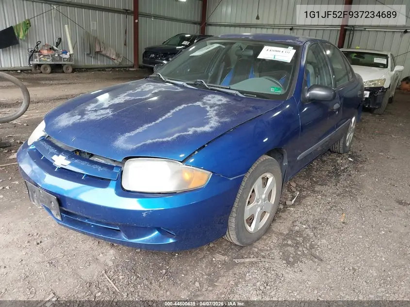 2003 Chevrolet Cavalier Ls VIN: 1G1JF52F937234689 Lot: 44800439