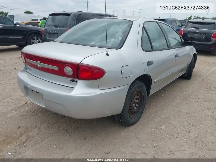 2003 Chevrolet Cavalier VIN: 1G1JC52FX37274336 Lot: 44875779