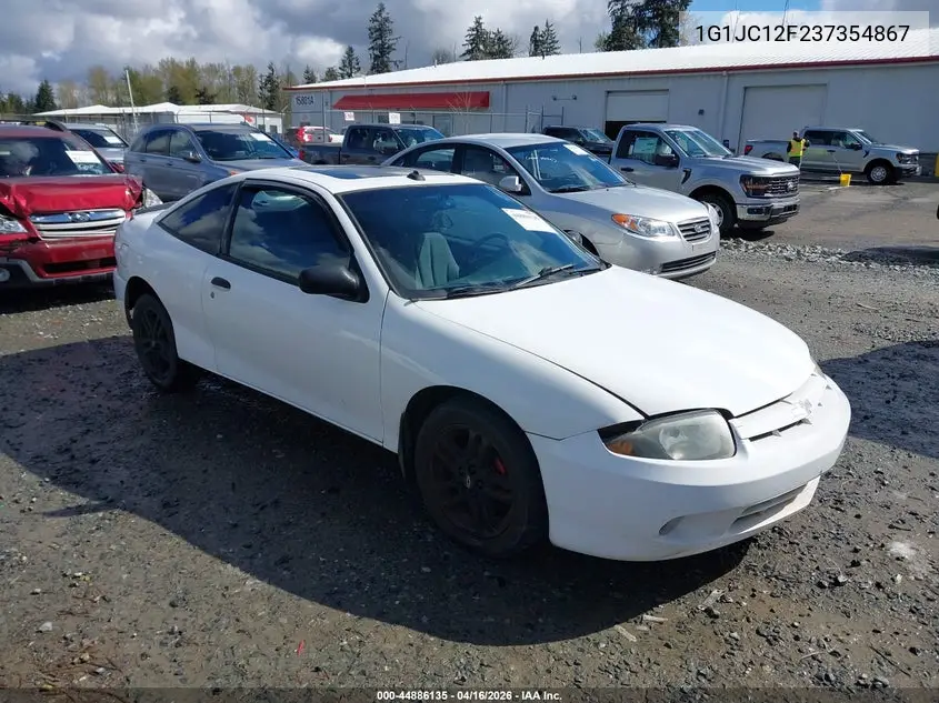 2003 Chevrolet Cavalier VIN: 1G1JC12F237354867 Lot: 44886135
