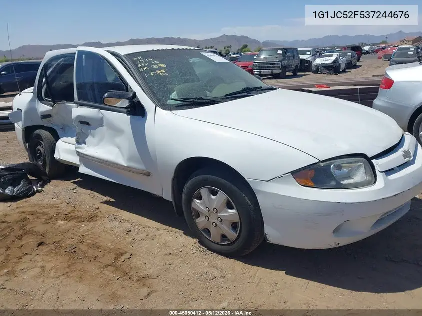 2003 Chevrolet Cavalier VIN: 1G1JC52F537244676 Lot: 45050412