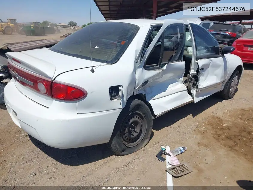 2003 Chevrolet Cavalier VIN: 1G1JC52F537244676 Lot: 45050412