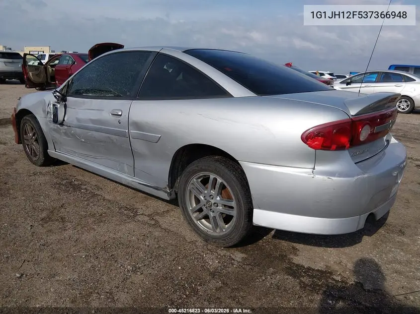 2003 Chevrolet Cavalier Ls Sport VIN: 1G1JH12F537366948 Lot: 45216823