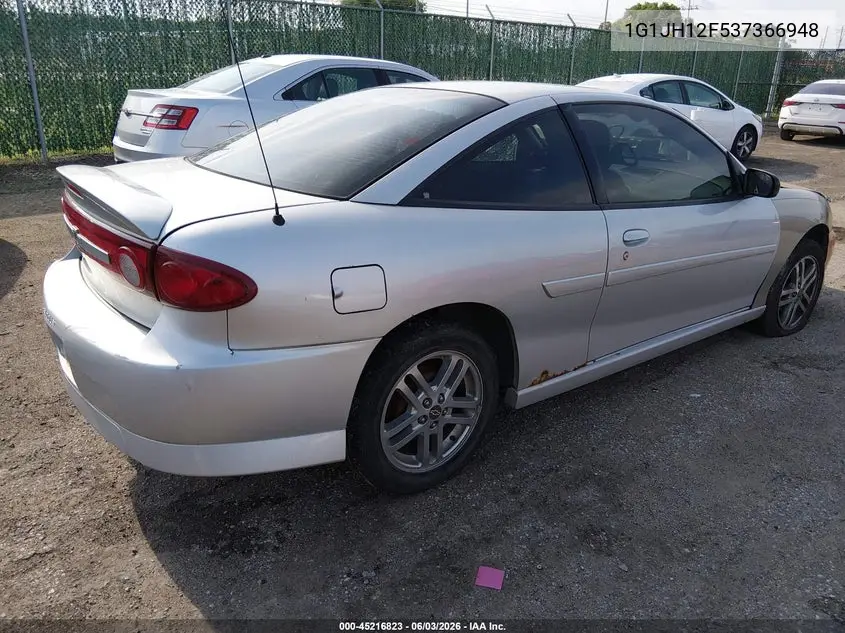 2003 Chevrolet Cavalier Ls Sport VIN: 1G1JH12F537366948 Lot: 45216823