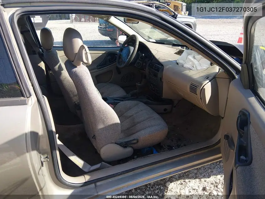 2003 Chevrolet Cavalier VIN: 1G1JC12F037270305 Lot: 45249395