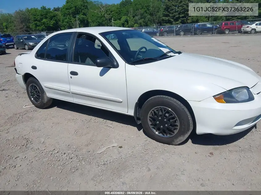 2003 Chevrolet Cavalier VIN: 1G1JC52FX37363226 Lot: 45306082