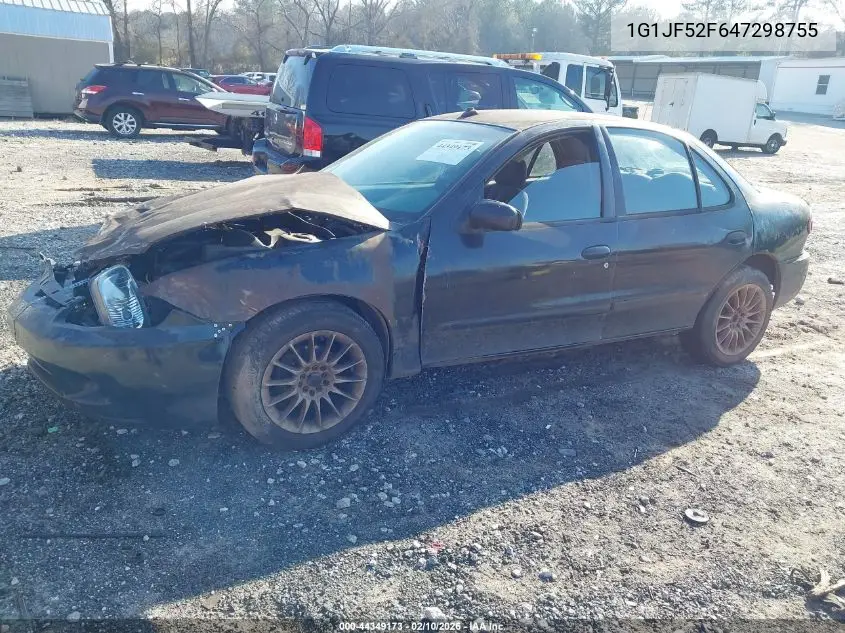 2004 Chevrolet Cavalier Ls VIN: 1G1JF52F647298755 Lot: 44349173