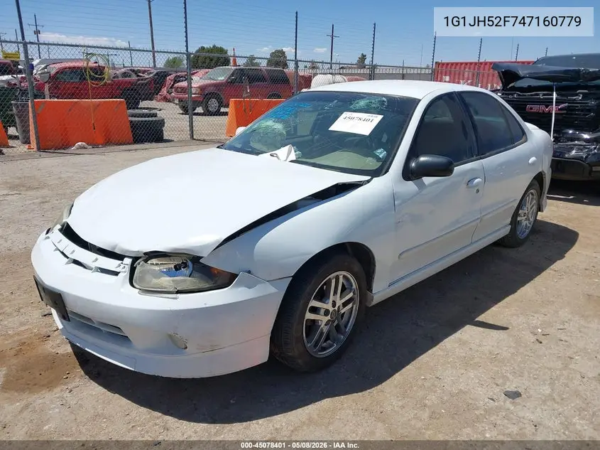 2004 Chevrolet Cavalier Ls Sport VIN: 1G1JH52F747160779 Lot: 45078401