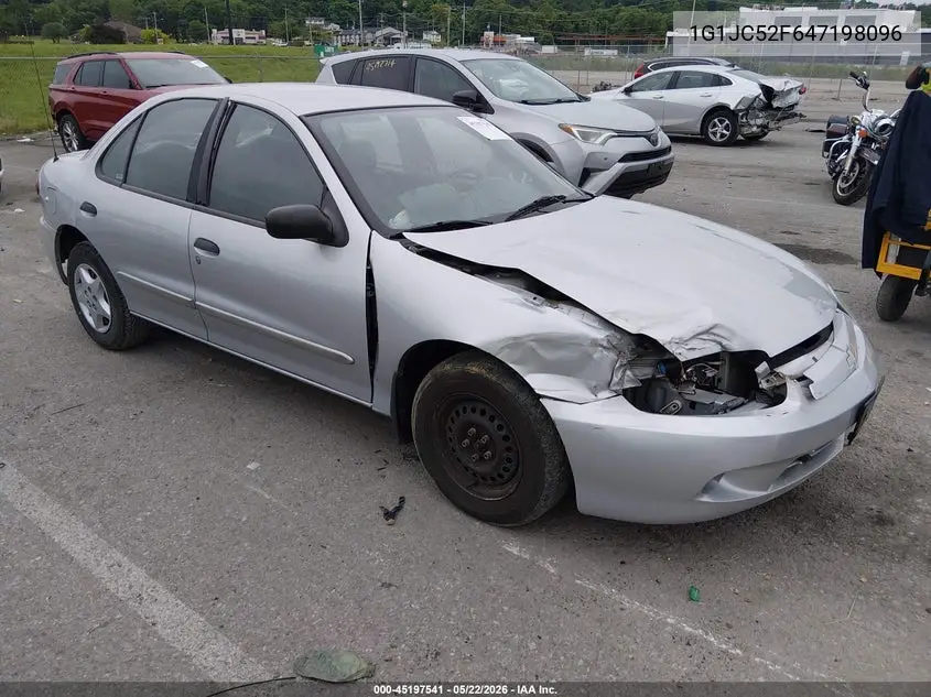 2004 Chevrolet Cavalier VIN: 1G1JC52F647198096 Lot: 45197541