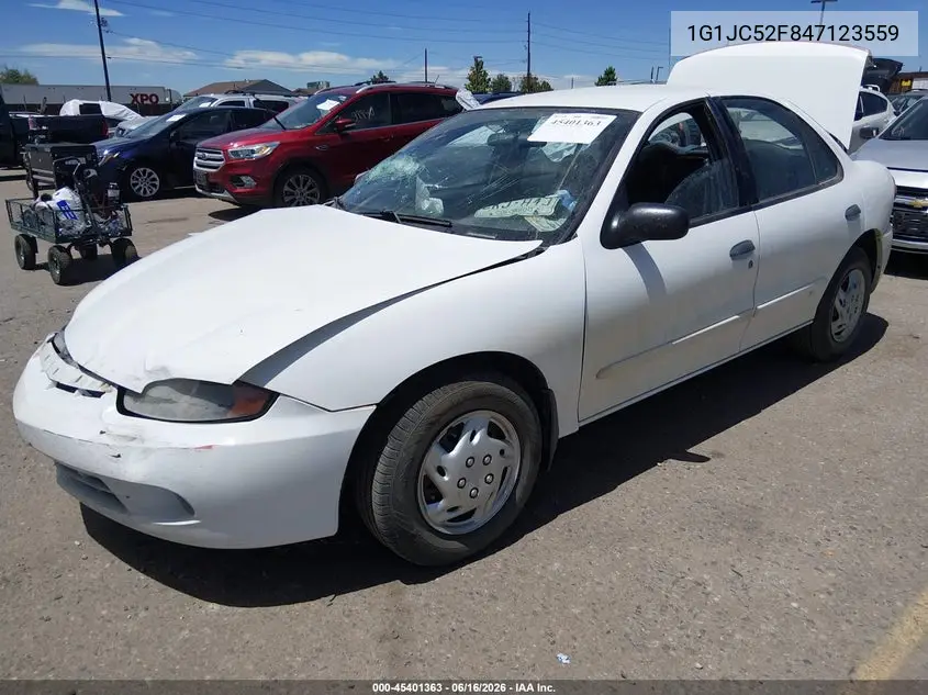 2004 Chevrolet Cavalier VIN: 1G1JC52F847123559 Lot: 45401363