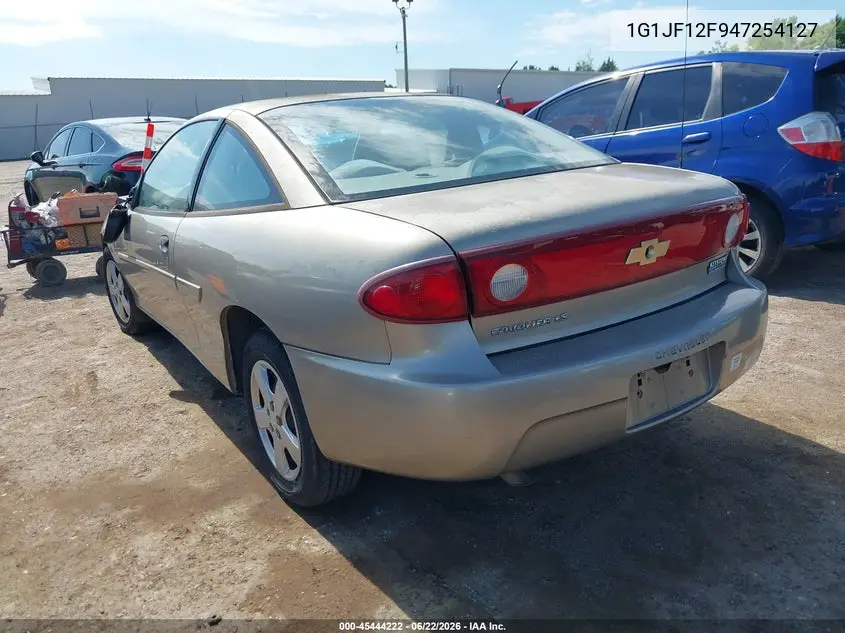 2004 Chevrolet Cavalier Ls VIN: 1G1JF12F947254127 Lot: 45444222