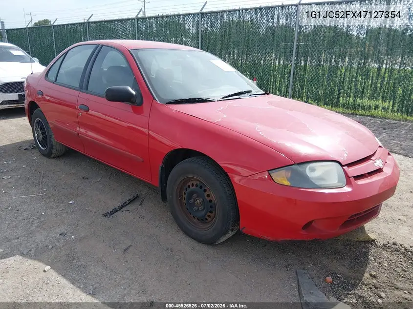 2004 Chevrolet Cavalier VIN: 1G1JC52FX47127354 Lot: 45526526