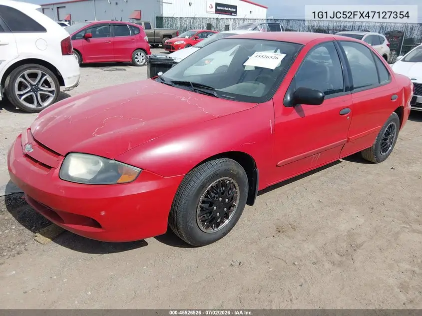 2004 Chevrolet Cavalier VIN: 1G1JC52FX47127354 Lot: 45526526