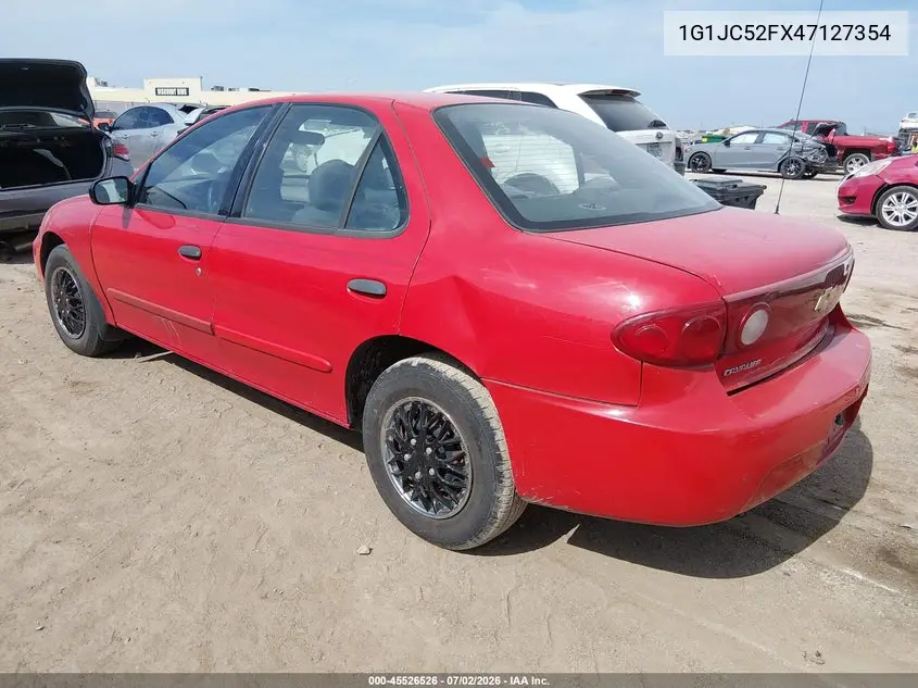 2004 Chevrolet Cavalier VIN: 1G1JC52FX47127354 Lot: 45526526