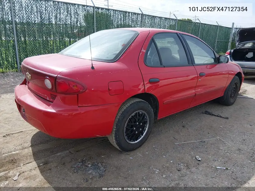 2004 Chevrolet Cavalier VIN: 1G1JC52FX47127354 Lot: 45526526