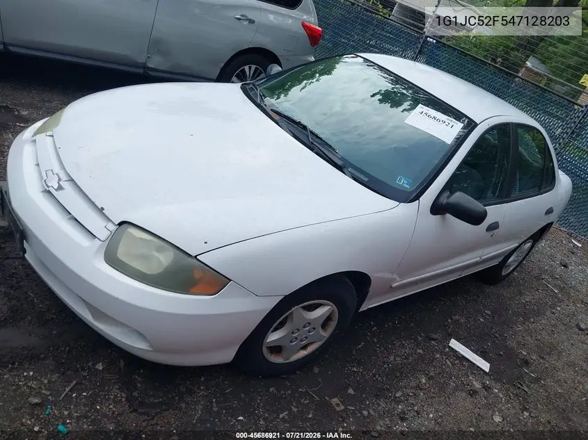 2004 Chevrolet Cavalier VIN: 1G1JC52F547128203 Lot: 45686921