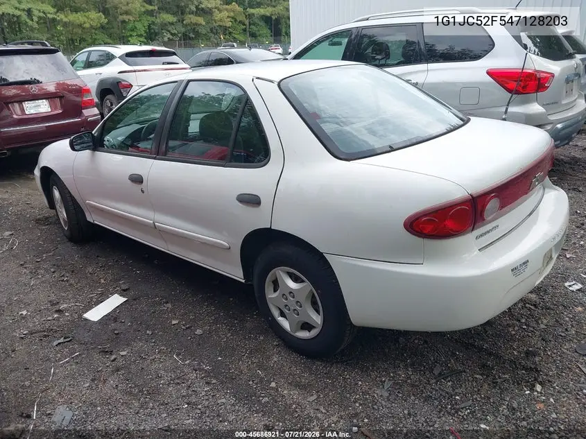 2004 Chevrolet Cavalier VIN: 1G1JC52F547128203 Lot: 45686921
